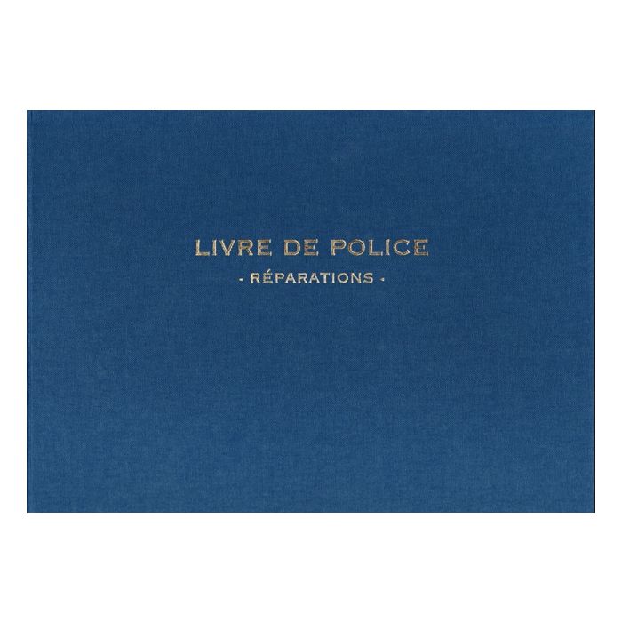 Registre de by Editions FR, registre de police friperie