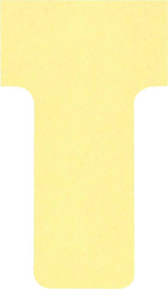 NOBO Fiches T - indice 1 / 28 mm - 170 g/m2 - jaune