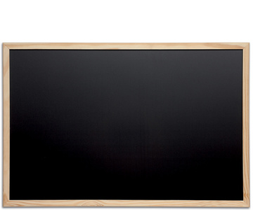 Tableau noir avec cadre en bois - 400 x 300 mm MAUL