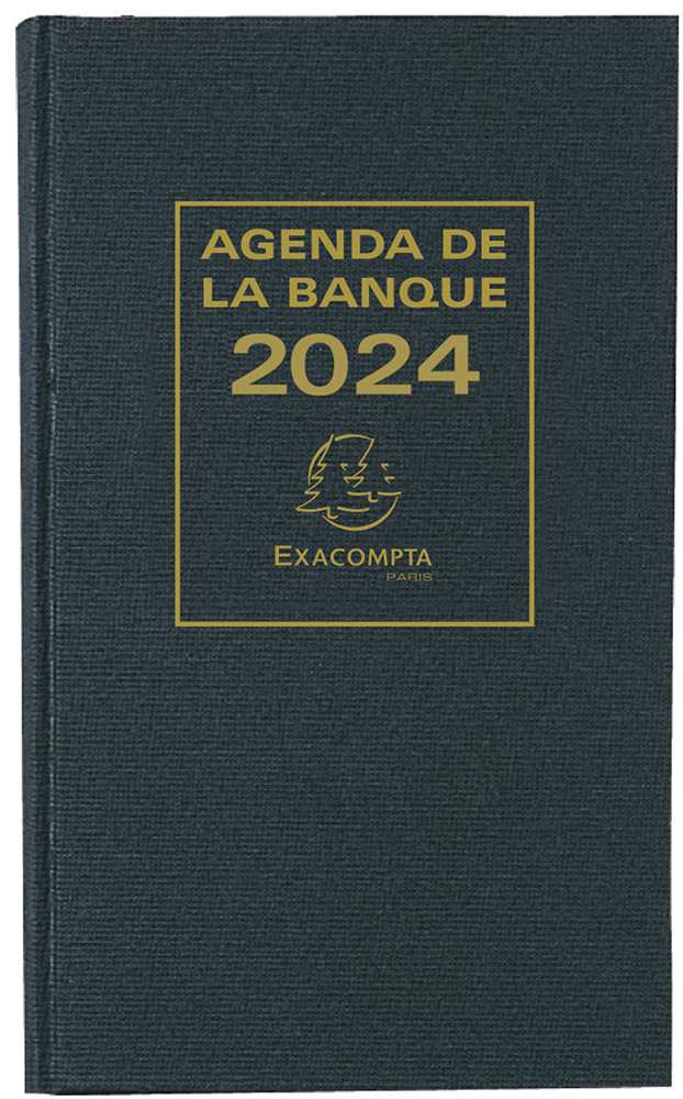 Agenda de Banque 2024 EXACOMPTA 38682E - 2 volumes 175 x 280 mm
