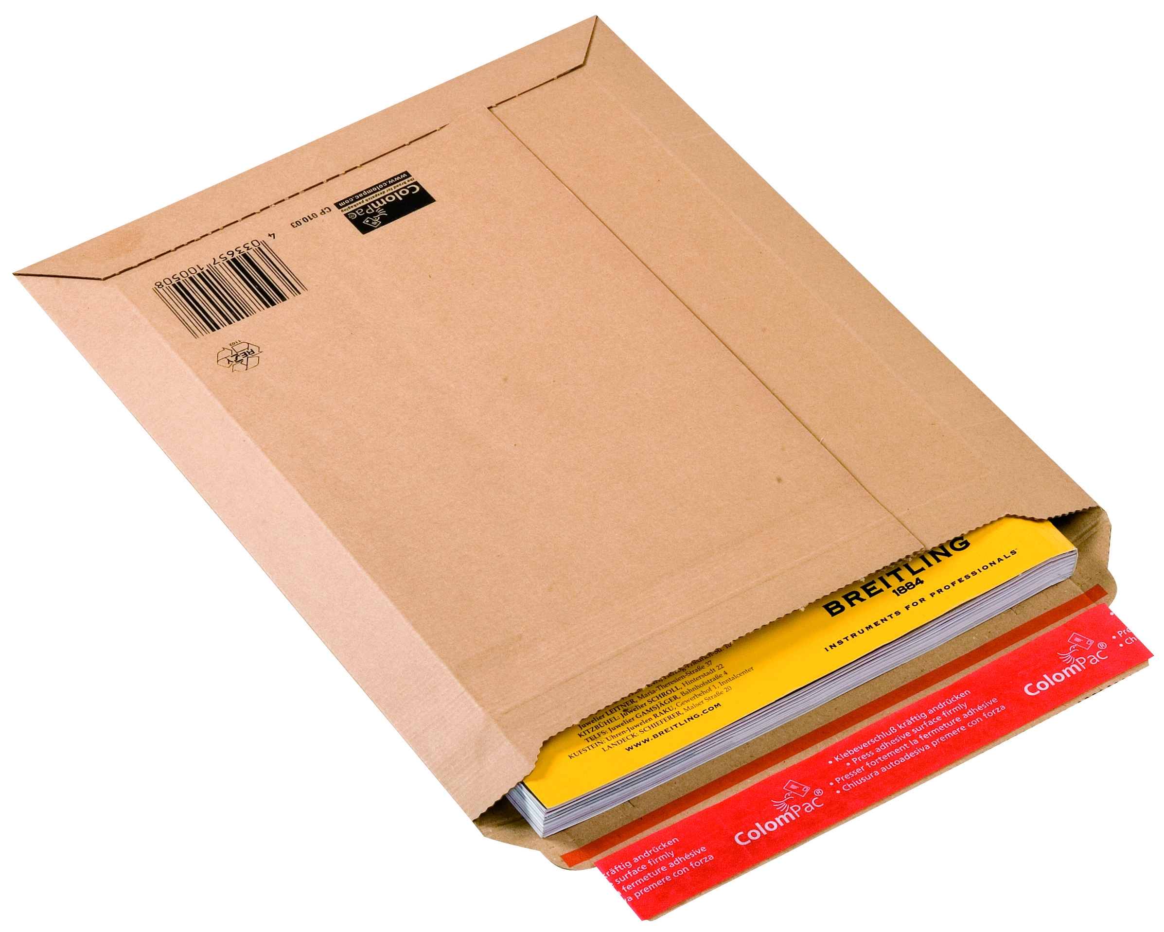 Pochettes d'expédition Carton Marron - A4 229 x 310 mm COLOMPAC Emballage
