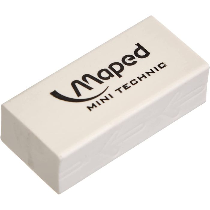 Gomme blanche MAPED Mini Technique 300 (39 x 18 x 12mm)