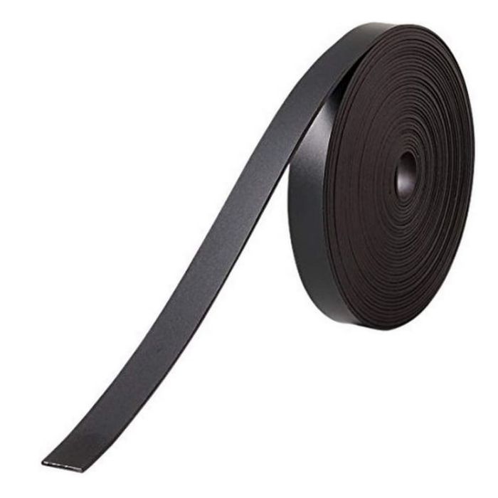 Bande magnétique - 10 mm x 10 m - Noir NOBO