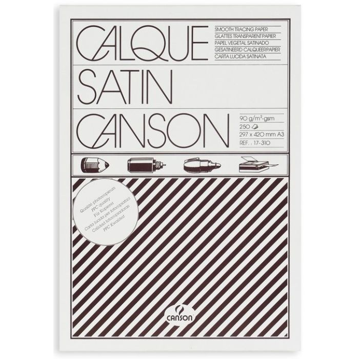 CANSON Feuilles de Papier Calque A3 - 297 x 420 mm (Dessin technique)