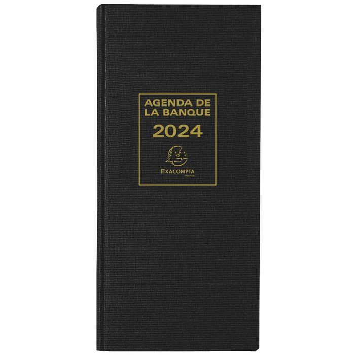 Agenda de Banque Journalier 2024 - 160 x 340 mm EXACOMPTA 2 volumes