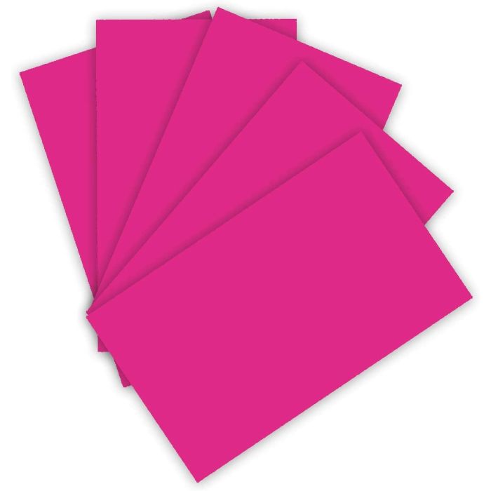 Feuilles de papier de couleur - 500 x 700 mm - Rose vif FOLIA Lot