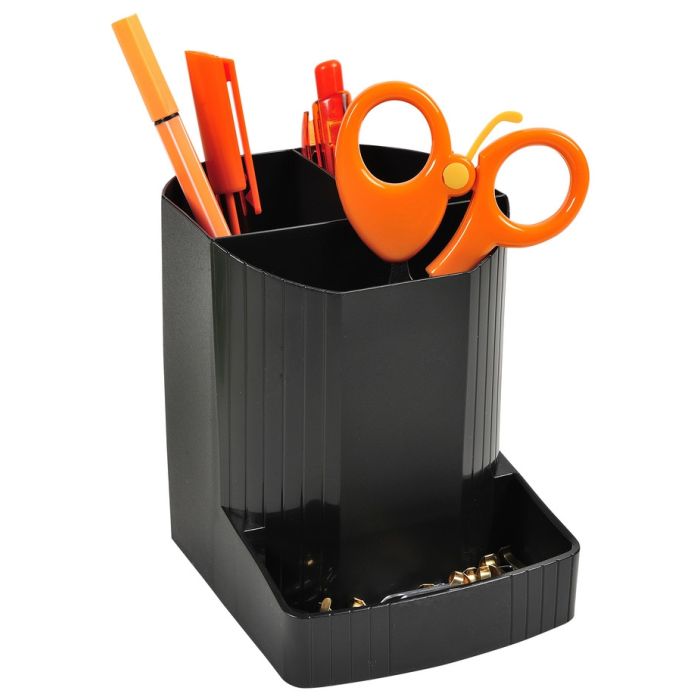 Pot à Crayons Mini Octo recyclés Noir (Exacompta Bureau)