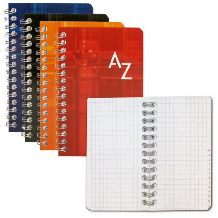 Répertoire Alphabétique: A5 Carnet en ordre alphabétique A-Z avec repères