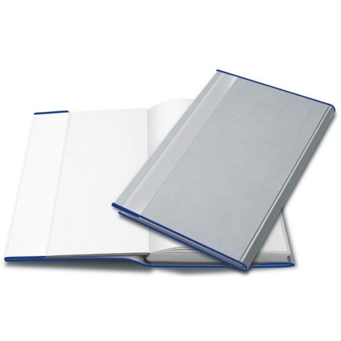 Couvre-Livres transparent - 225 x 380 mm - Bordure Bleue HERMA
