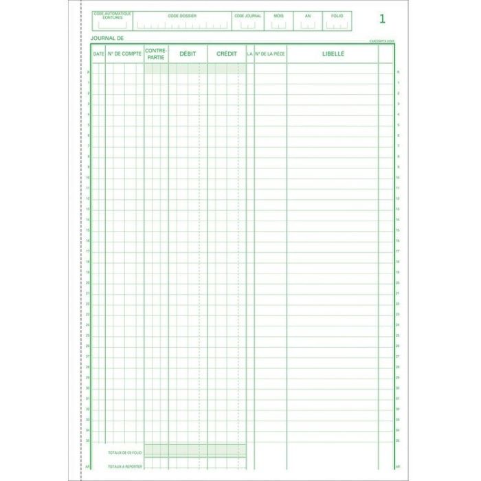 Cahier de compta papier - fonctionner avec 2 comptes bancaires - OCCE 