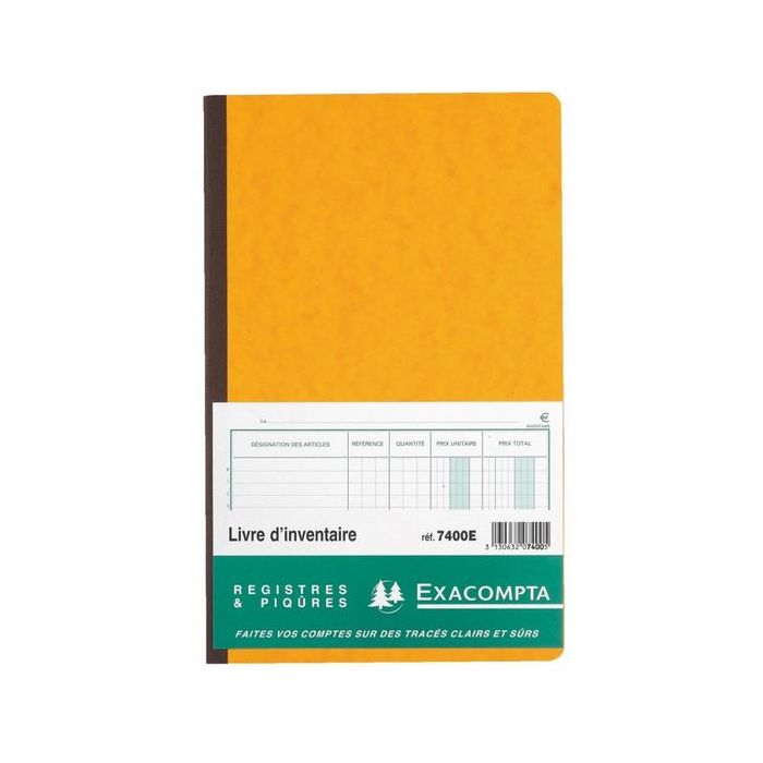Livre d'Inventaire (Cahier comptable) EXACOMPTA 7400E