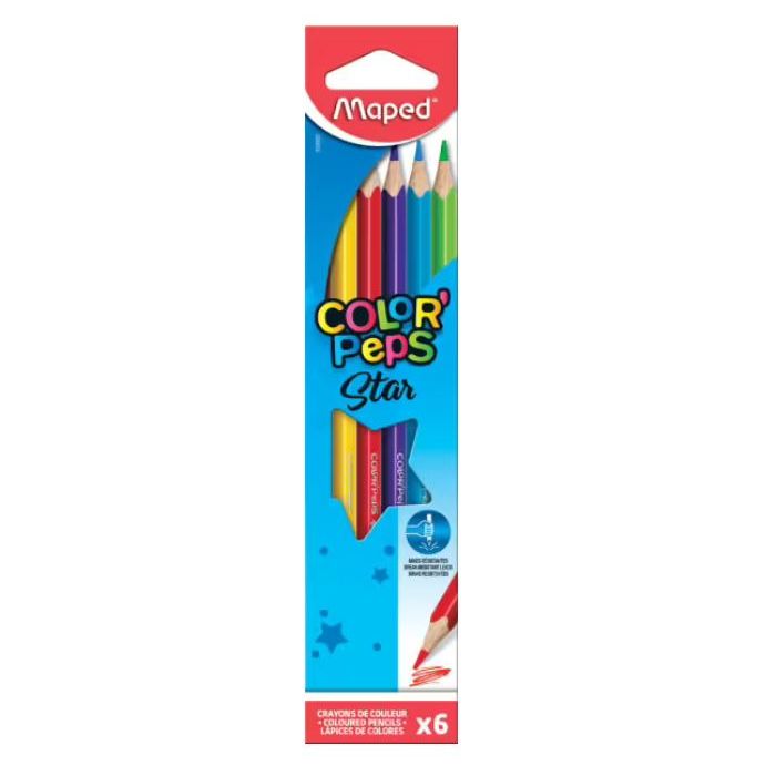 Présentoir de 12 Etuis de 16 crayons de couleur