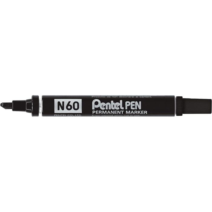 Marqueur permanent N60 - Noir PENTEL N60-AE Dessin et écriture