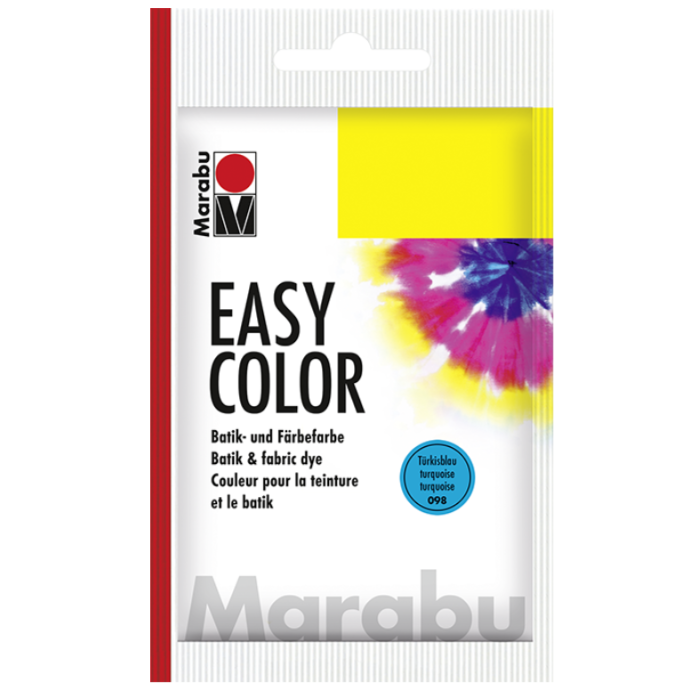 Teinture pour Textile EasyColor 25 g Bleu turquoise MARABU