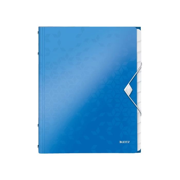 Trieur Papier A4 - 12 compartiments - Bleu LEITZ Wow