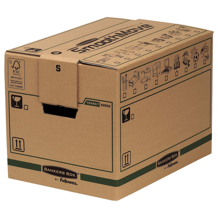 Carton de Déménagement - 327 x 429 x 310 mm FELLOWES 6205201 Emballage
