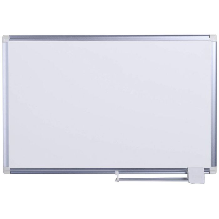 Bi-Office Budget - Tableau Blanc, 40 x 30 cm, avec 1 Marqueur, Tableau à  Mémo avec Cadre en Bois et Surface Non-Magnétique : : Fournitures  de bureau