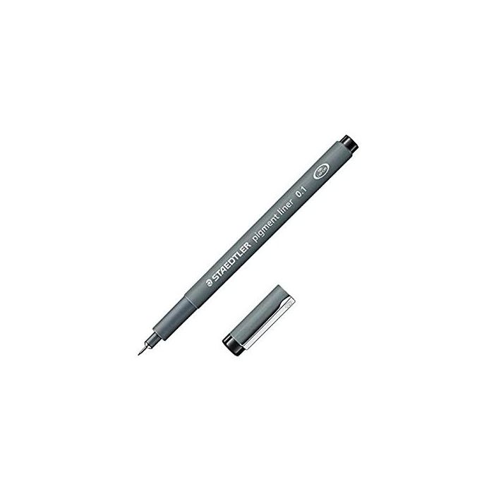 STAEDTLER Stylo feutre Fineliner 308 - Noir 0,10 mm (Dessin de précision)