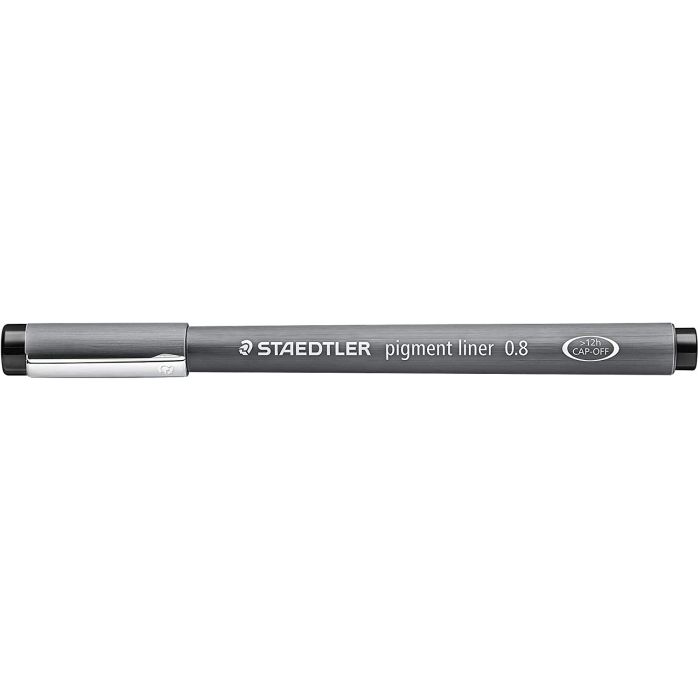STAEDTLER Stylo feutre Fineliner 308 - Noir 0,80 mm (Dessin)