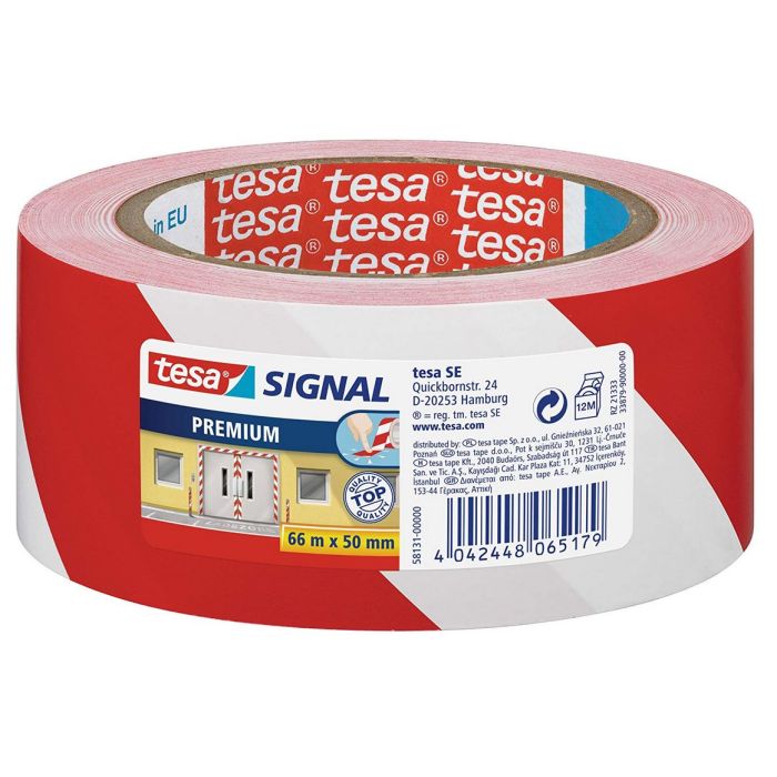 Tesa - Ruban adhésif noir - PVC - 50 mm x 66 m