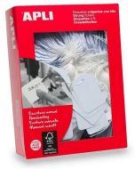 Etiquettes de prix à ficelle blanche - 50 x 70 mm APLI