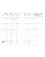 Recharge pour agenda scolaire 2026 - Universitaire - 100 x 150 mm QUO VADIS