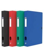 Boite de classement Memphis avec bouton - 40 mm - Assortiment OXFORD