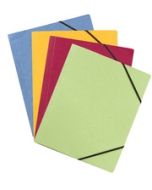 Chemise à élastiques A4 - Jaune : ELBA Carte Forte photo