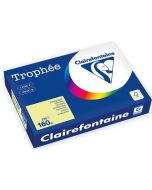 Ramette de papier Trophée de 250 feuilles A4 160g - Jonquille : CLAIREFONTAINE Visuel