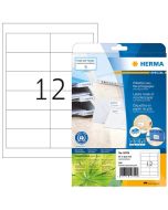 Étiquettes adhésives blanches - 210 x 297 mm HERMA Lot de 80