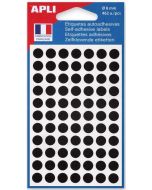 Pastilles 8 mm - Noir APLI Lot de 462