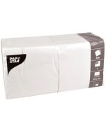 Lot de 500 Serviettes en papier 1 couche - Blanc : PAP STAR Visuel