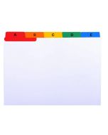 Guides Alphabétiques - 25 compartiments - 117 x 148 mm - Format Paysage EXACOMPTA 