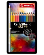 Craies pastel - 12 couleurs assorties : FABER-CASTEL Studio Quality (128312)