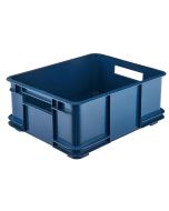 Bac de rangement Euro-Box L - 20 litres - Bleu : KEEEPER Bruno