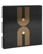 Album Photos Traditionnel 32 x 32 cm - 360 Photos - Noir EXACOMPTA Graphik