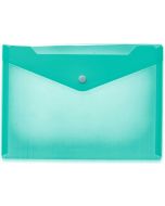 Pochette enveloppe A4 à bouton-pression - Violette Transparente HERMA
