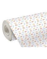 Papier Cadeau de Noël Hohoho sur rouleau - 700 mm x 50 m - Rouge/Or CLAIREFONTAINE