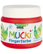Peinture aux doigts MUCKI - 150 ml - Rouge C. KREUL 23101