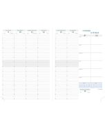 Agenda 2026 Semainier - 210 x 297 mm - Noir EXACOMPTA Consultations 29 Barbara