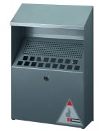 Cendrier mural en métal - 4 litres - Argent : DURABLE Modèle