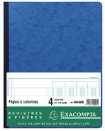 EXACOMPTA Registre comptable 4 colonnes sur 1 page 4040E Modèle