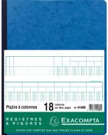 EXACOMPTA 4180E Registre de 18 colonnes 320 x 250 mm Journal comptable