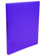 Classeur souple Chromaline - 2 anneaux de 15 mm - Violet : EXACOMPTA Image