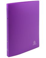 Classeur souple - 2 anneaux de 15 mm - Violet opaque : EXACOMPTA Image