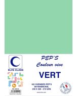 Chemise pour dossier A4 - Vert ELVE Pep's Lot de 102