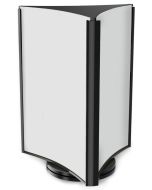 Porte-visuel rotatif - 3 faces - Format long DEFLECTO Exemple modèle