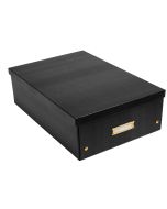 Boite de rangement A4+ - Noir EXACOMPTA Néo Déco 62351E