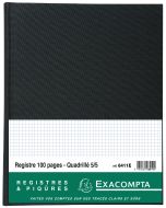 EXACOMPTA Registre 100 pages quadrillées - 320 x 250 mm Modèle