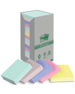 Notes adhésives Recycling - Assortiment - 51 x 38 mm POST-IT Lot de 24 Modèle